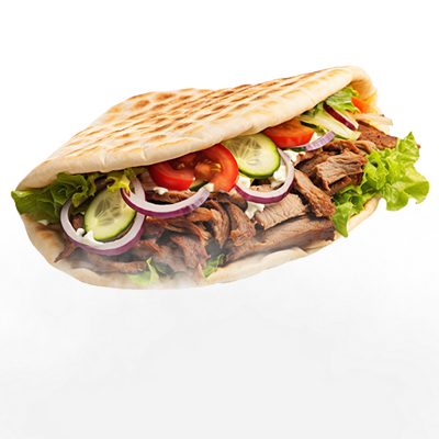 Stir fry doner with mixed peppers, onions and jalapenos